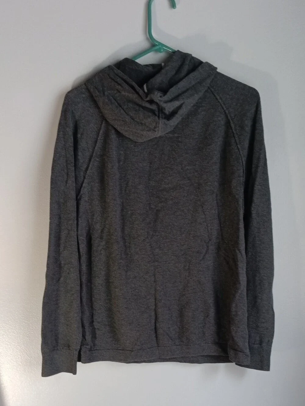 Banana Republic Charcoal Gray Hooded Pullover Cotton Sweatshirt